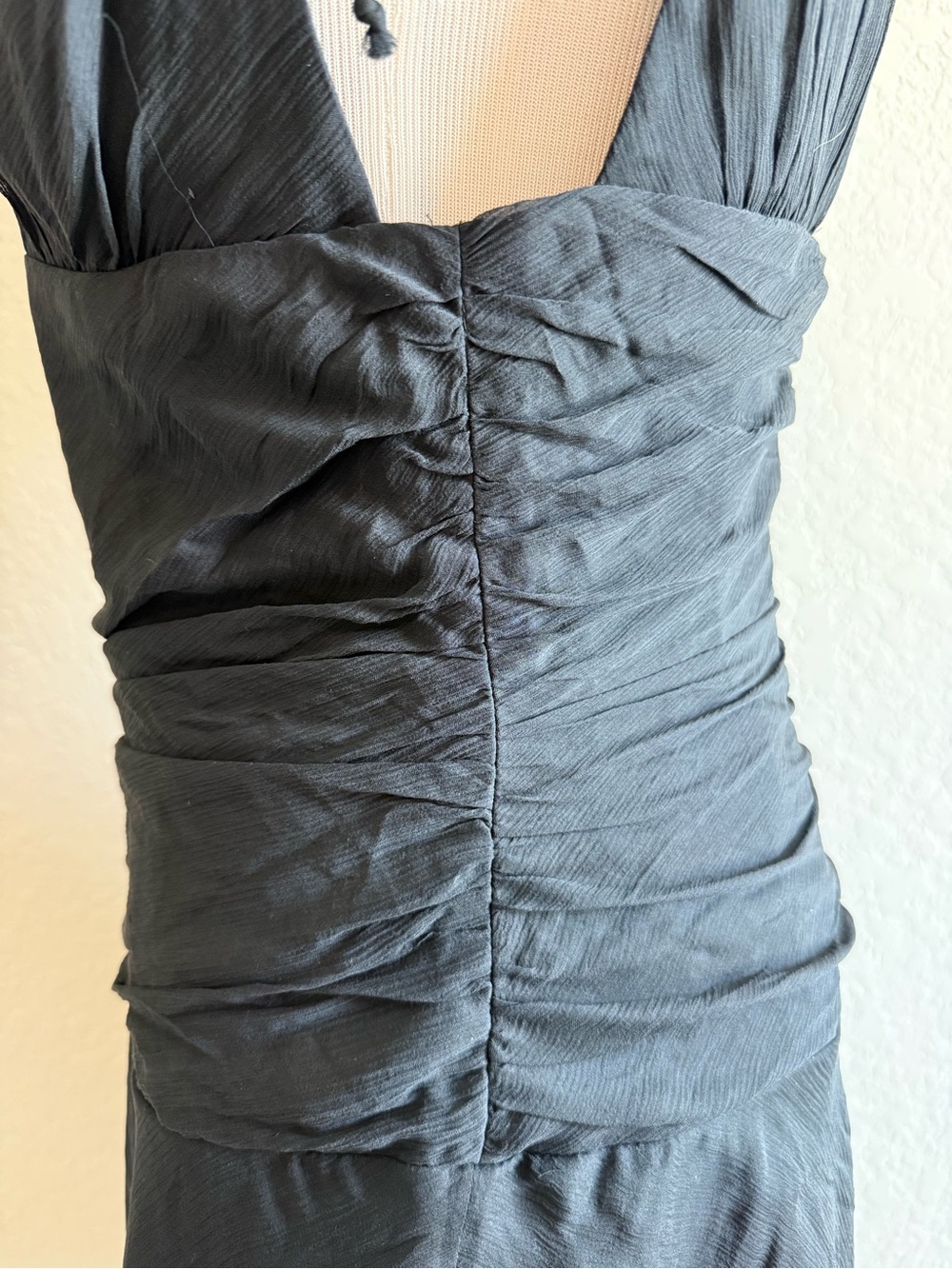 Express Silk Shoulder Tie Dress - Picture 5 of 13